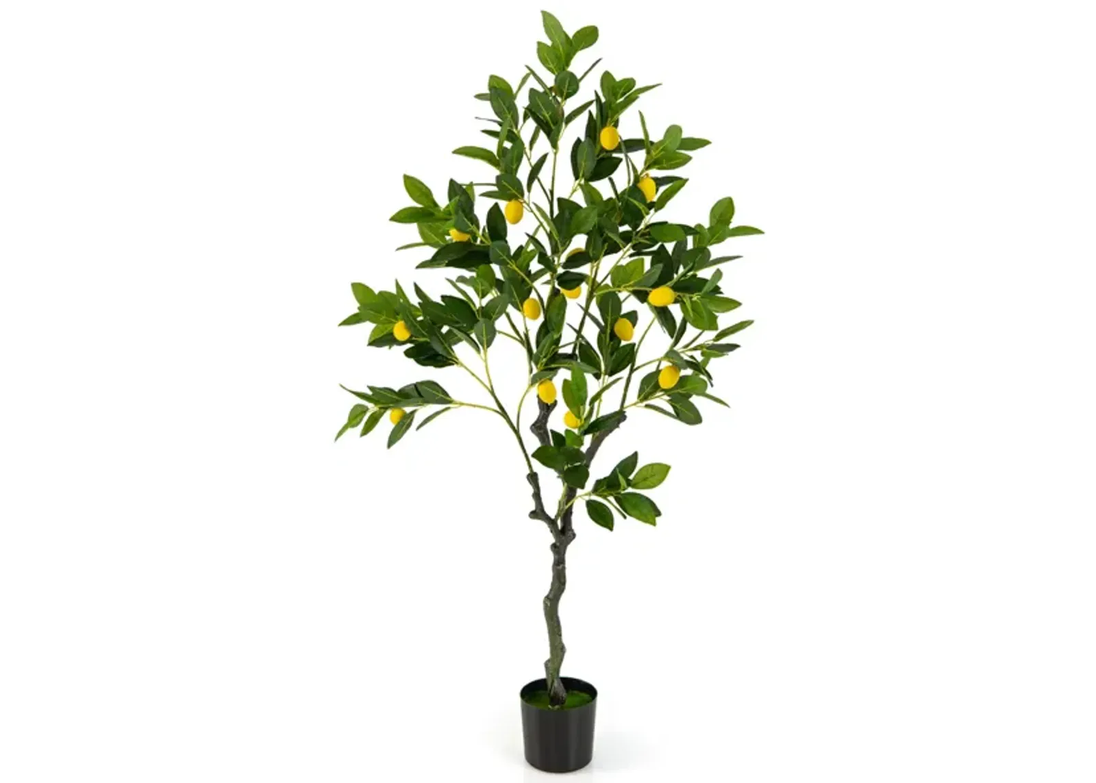 Tall Artificial Lemon Tree with Realistic Fruits – Lifelike Fake Lemon Plant for Home Decor