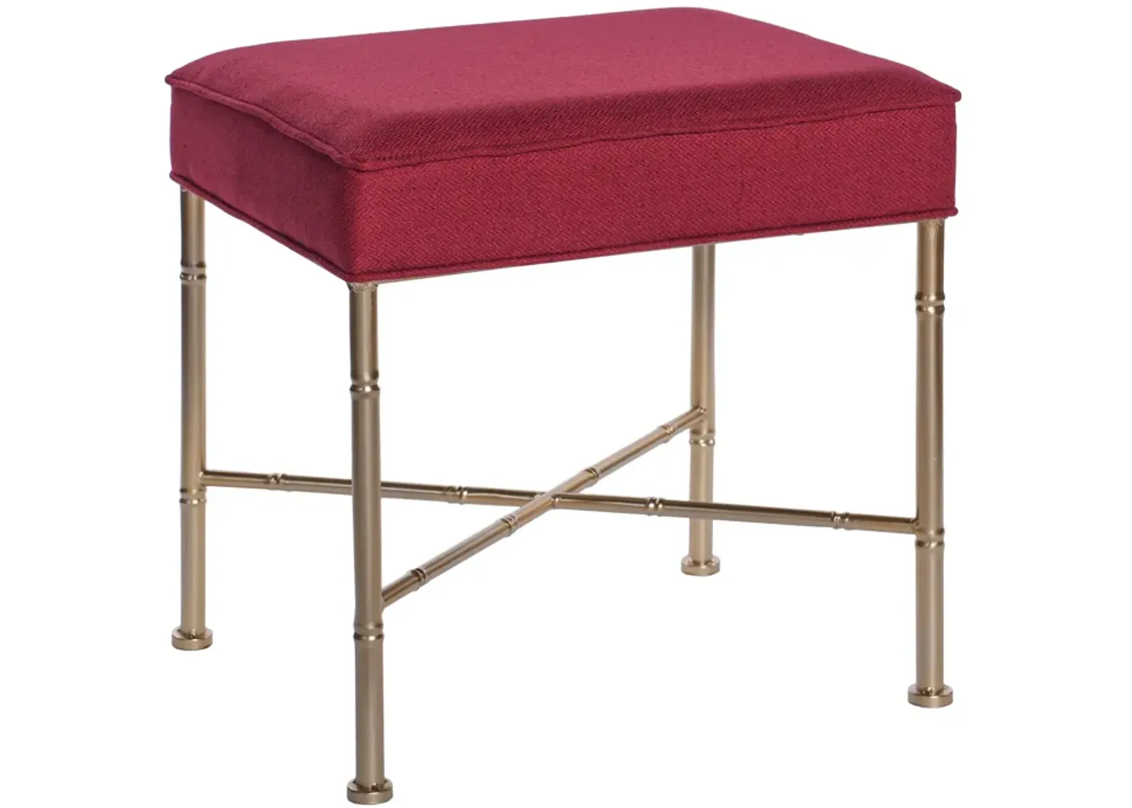 Ottoman with Metal Legs