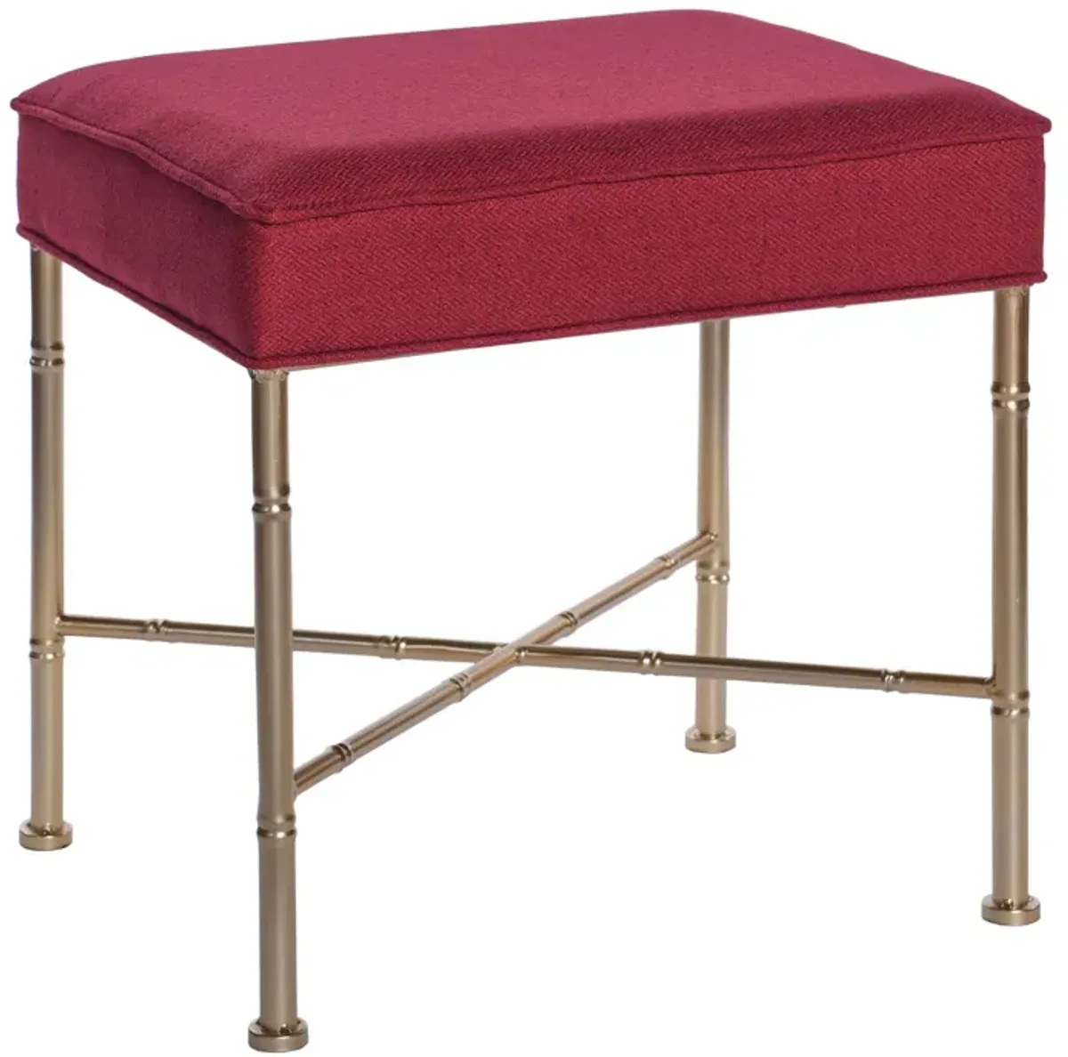 Ottoman with Metal Legs