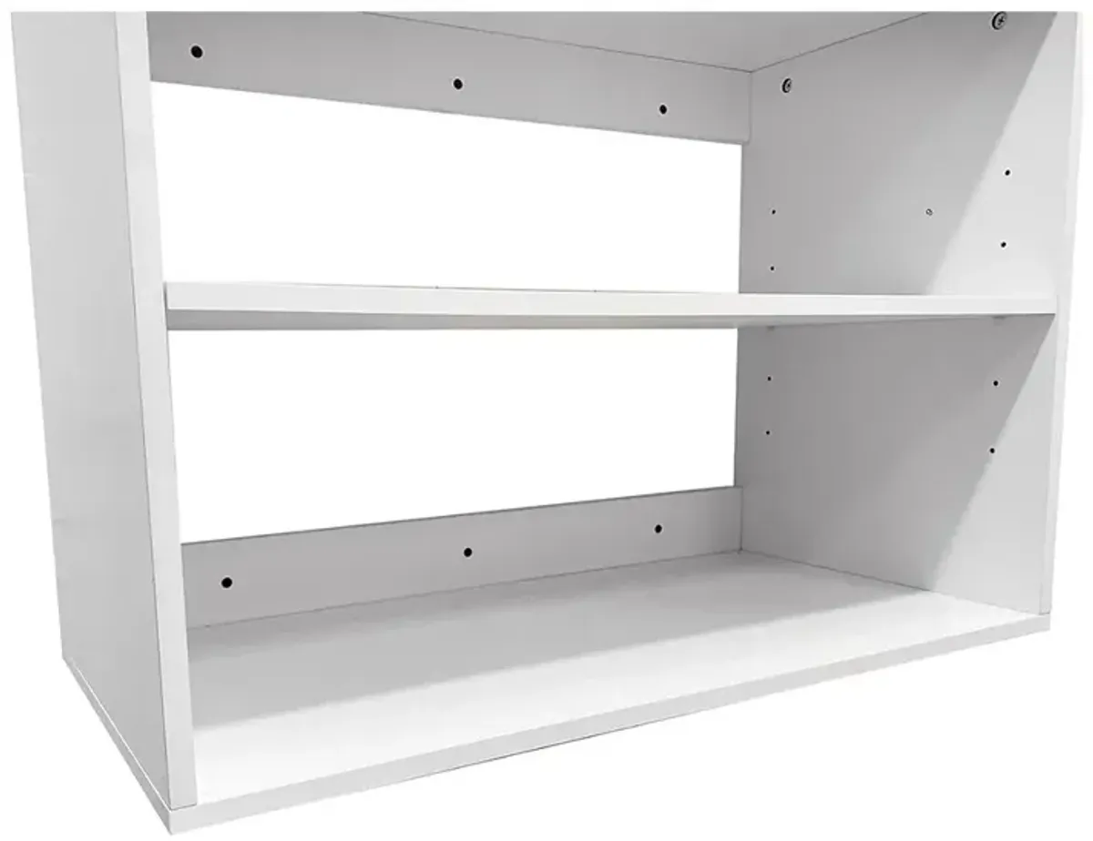 Closet System with 4 Drawers, Walk in Closet with 2 Hanging Rails