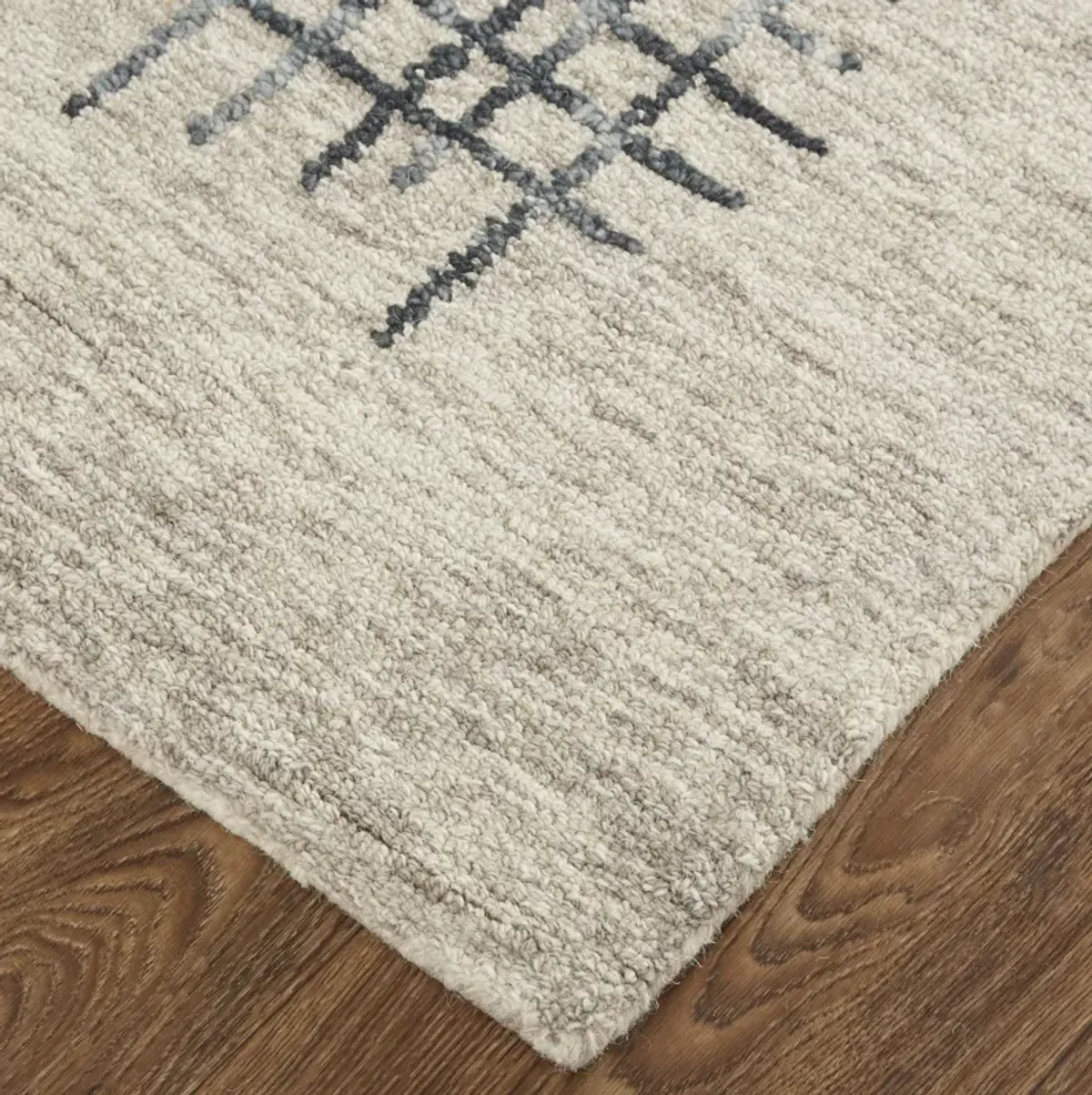 Maddox 8630F Gray/Black/Tan 2' x 3' Rug