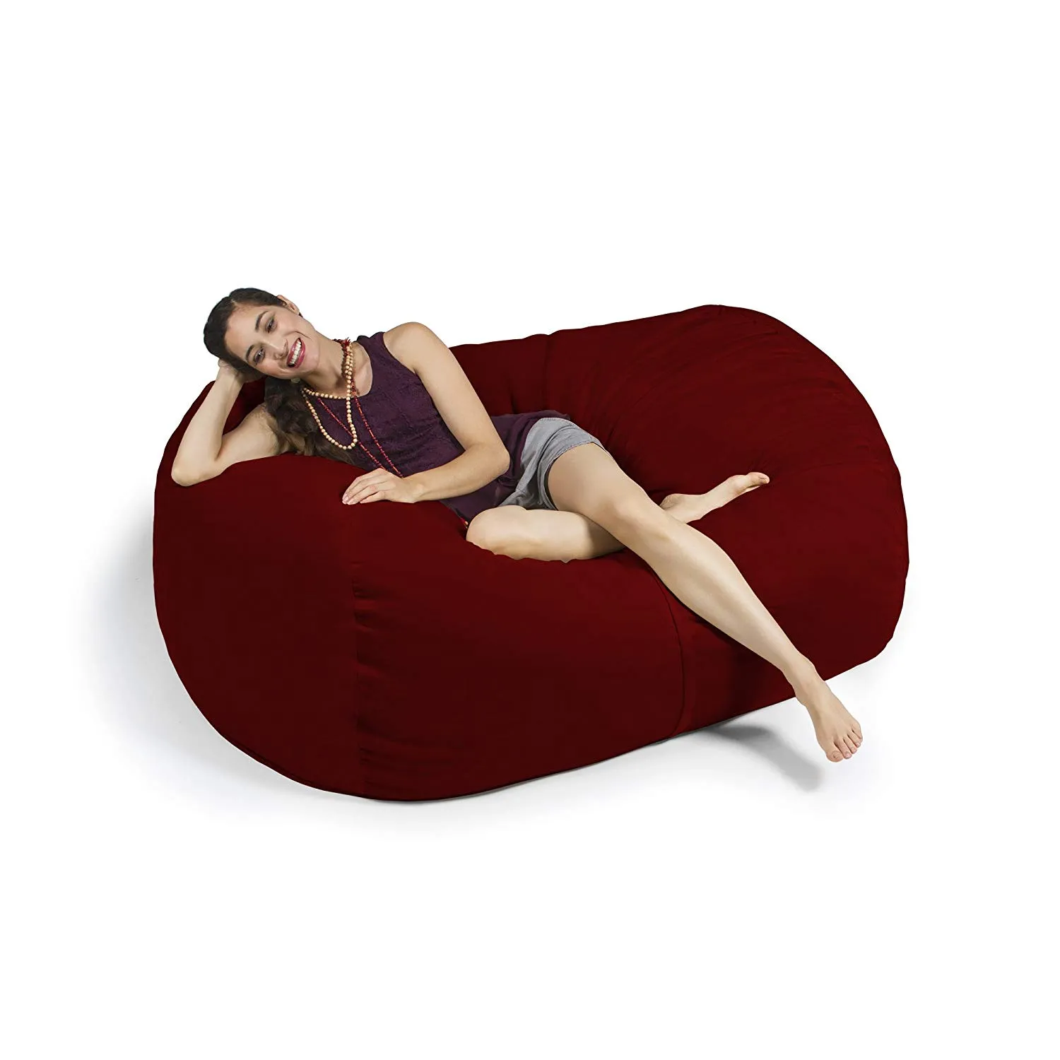 Jaxx 5.5 Foot Lounger Bean Bag Loveseat