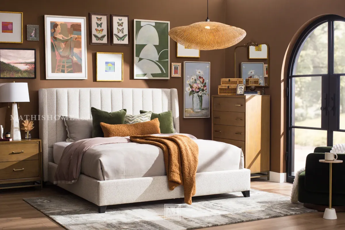 Dharma King Upholstered Bed