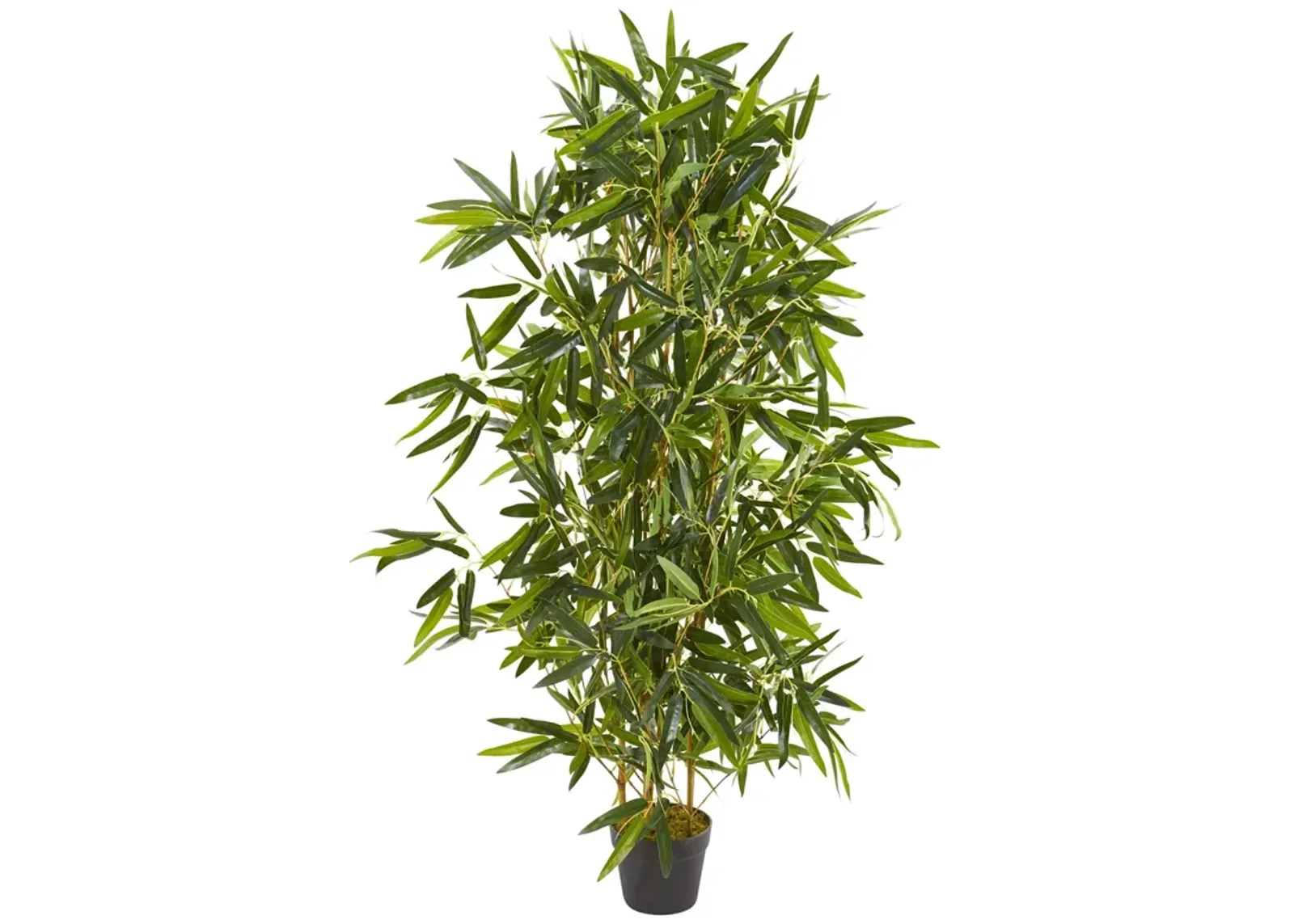 HomPlanti 4 Feet Bamboo Artificial Tree (Real Touch) UV Resistant (Indoor/Outdoor)