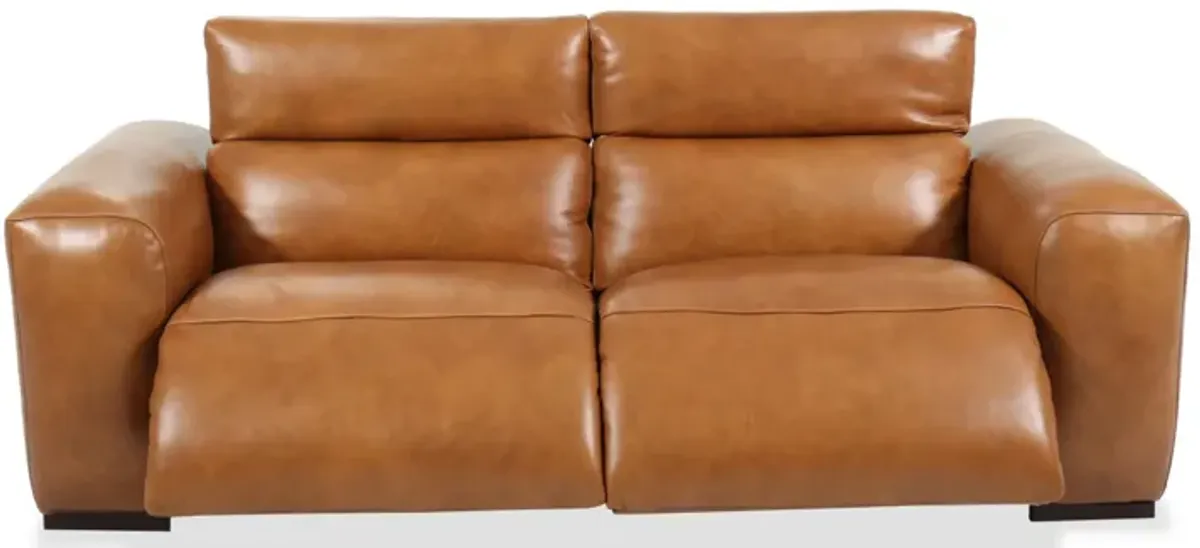 Derrick Camel Power Sofa