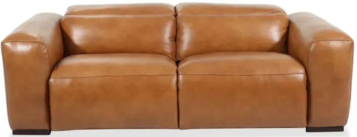 Derrick Camel Power Sofa