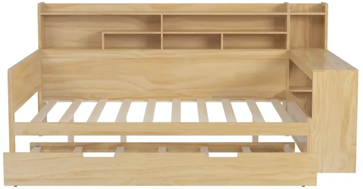 Merax Daybed with Storage Shelves