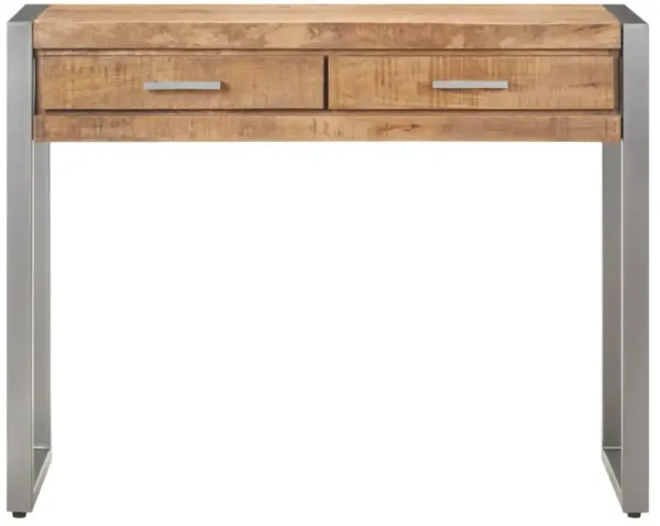vidaXL Console Table 37.4"x13.8"x29.5" Solid Mango Wood