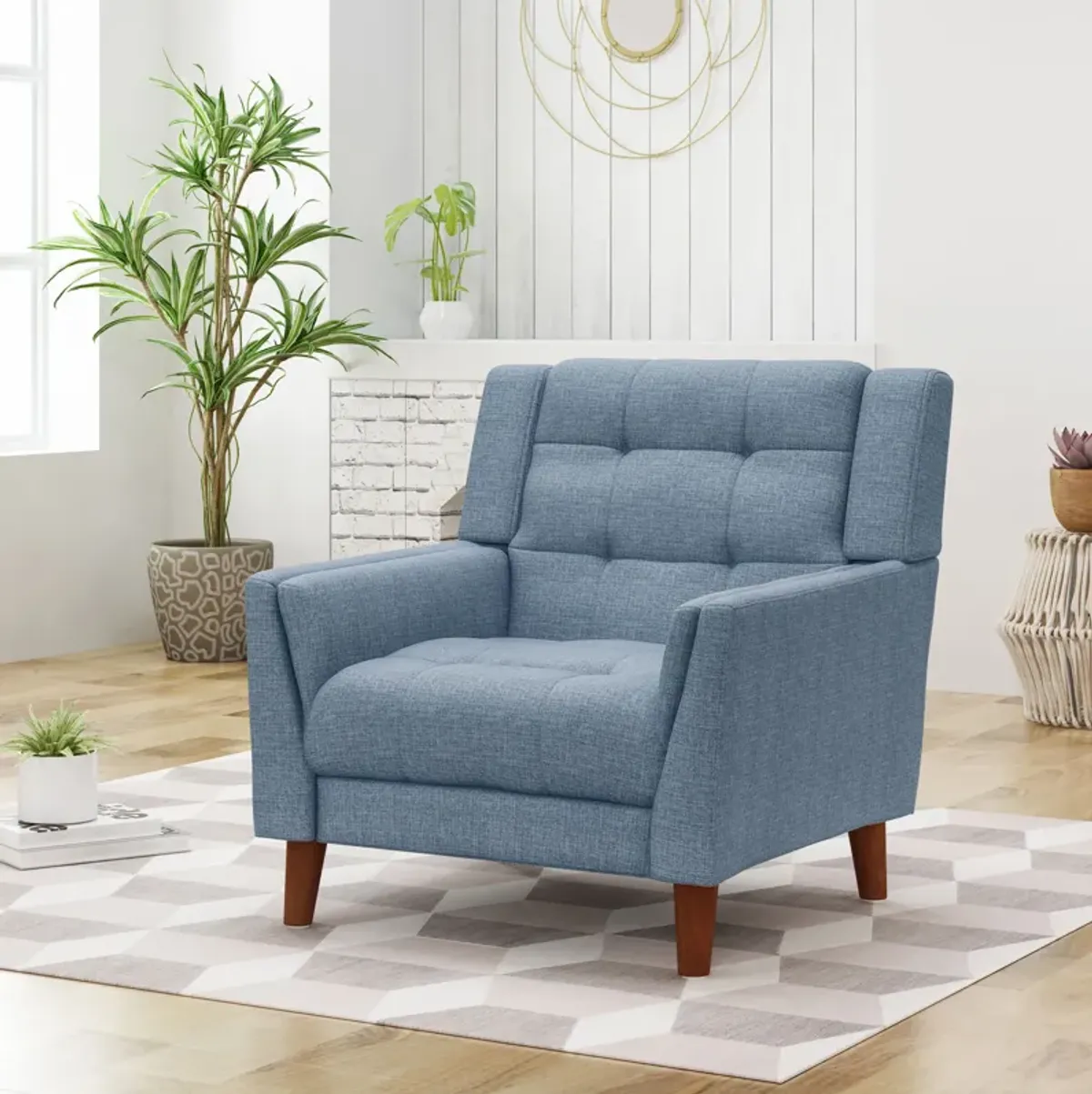 Merax Mid-century Armchair Accent Chair