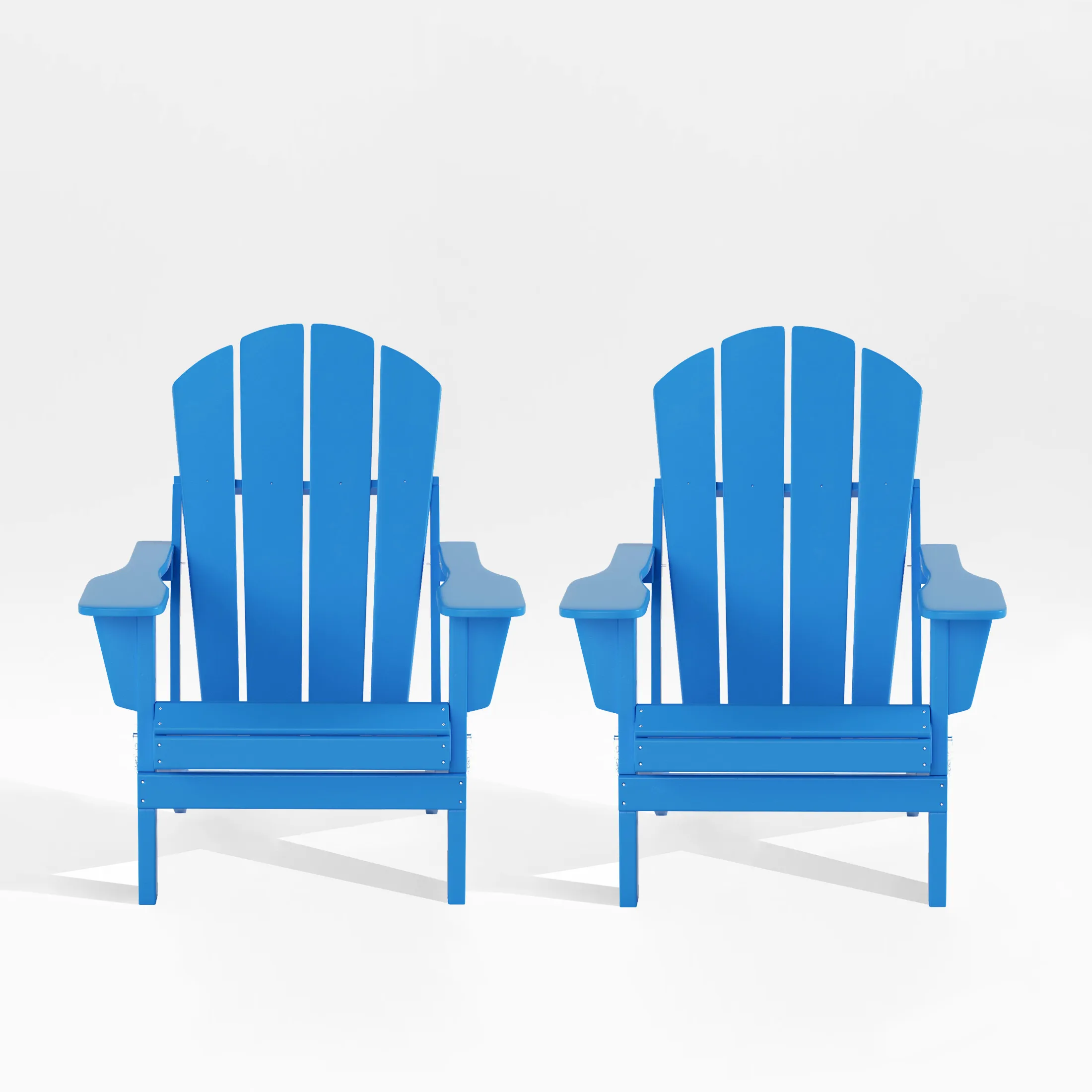 WestinTrends Outdoor Patio Folding Adirondack Chair (Set of 2)