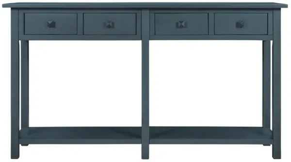 Merax Rustic Brushed Texture Entryway Console Table