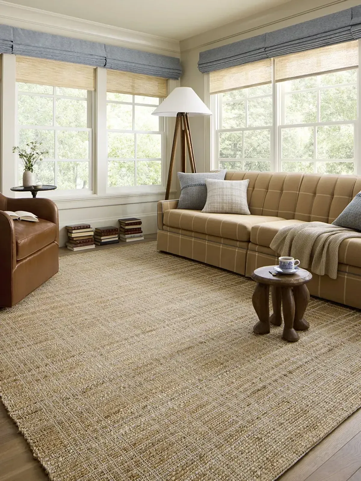 Judy JUD-01 Natural / Cream 9''3" x 13' Rug by Chris Loves Julia