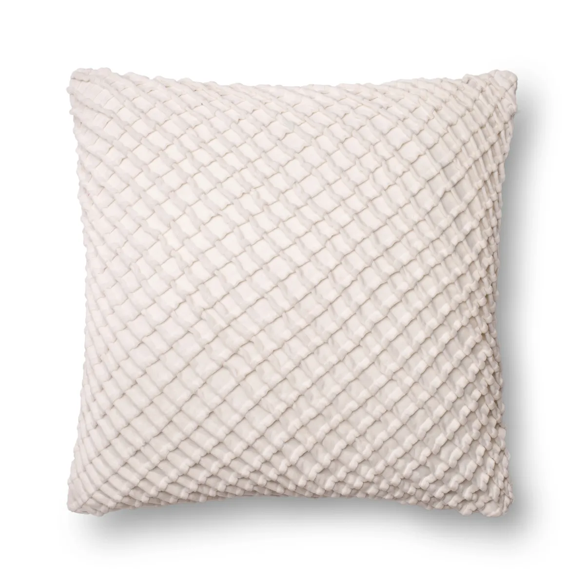P0125 White 22"x22" Poly Pillow