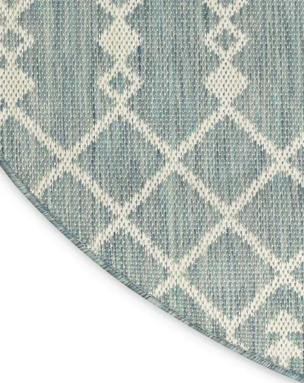Positano POS02 Aqua 6' x Round Rug