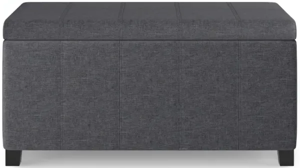 Dover 36 in Wide Rectangle Storage Ottoman Bench