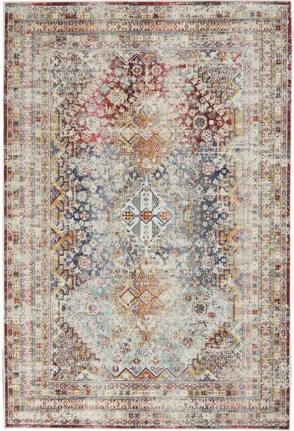 Vintage Kashan VKA09 Multicolor 5'3" x 7'10" Rug
