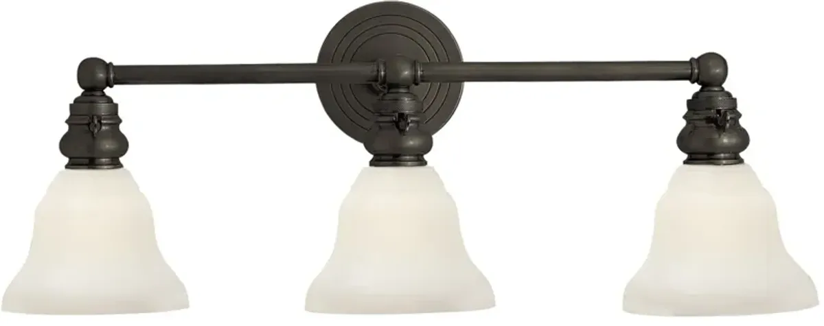 Boston Functional Triple Light in Bronze