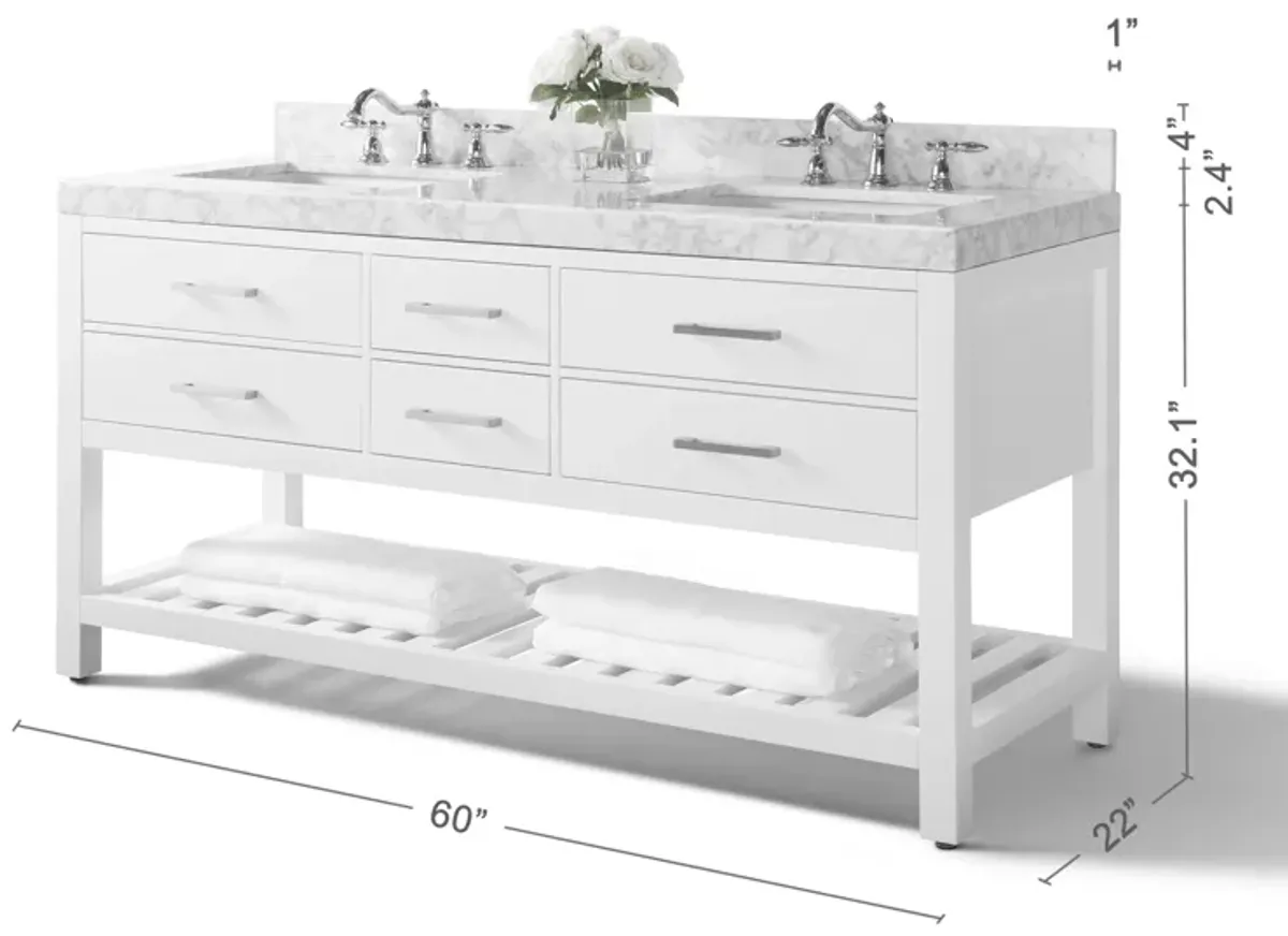 Elizabeth 60 in. Bath Vanity Set