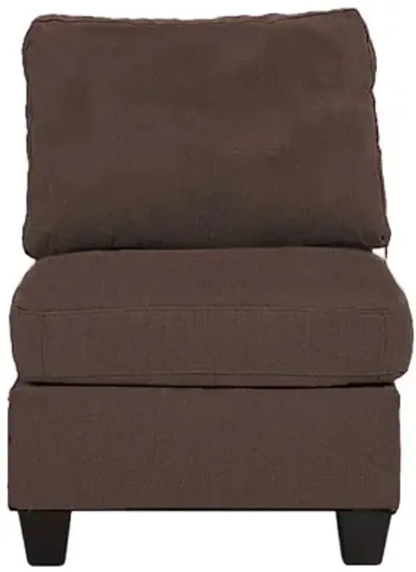Streamdale Armless Linen-Like Coffee Chair