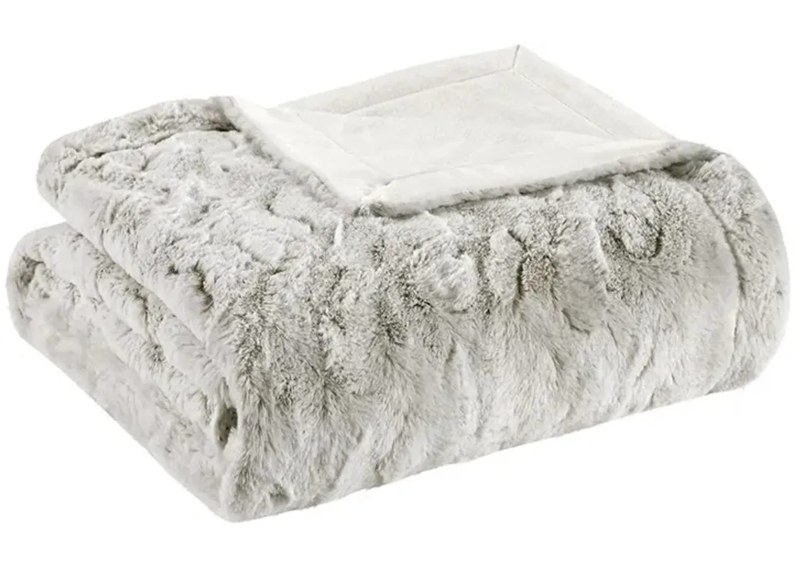 Belen Kox Zuri Snow Leopard Faux Fur Throw Blanket, Belen Kox