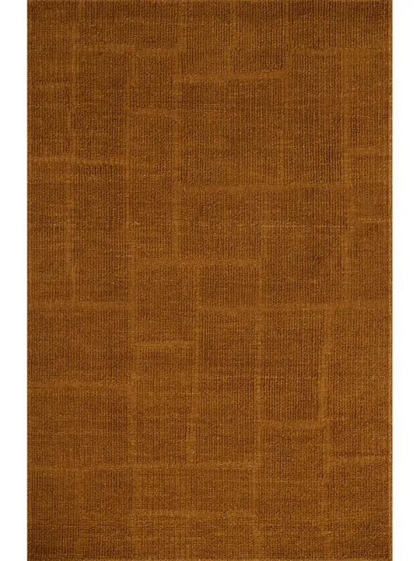 Greenwich GRN01 Gold 2'6" x 8'6" Runner Rug by Jeremiah Brent x Loloi