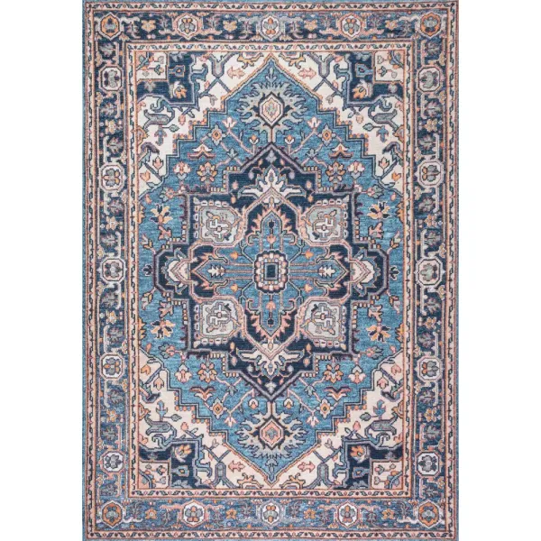 Cirali Ornate Large Medallion Machine-Washable Area Rug