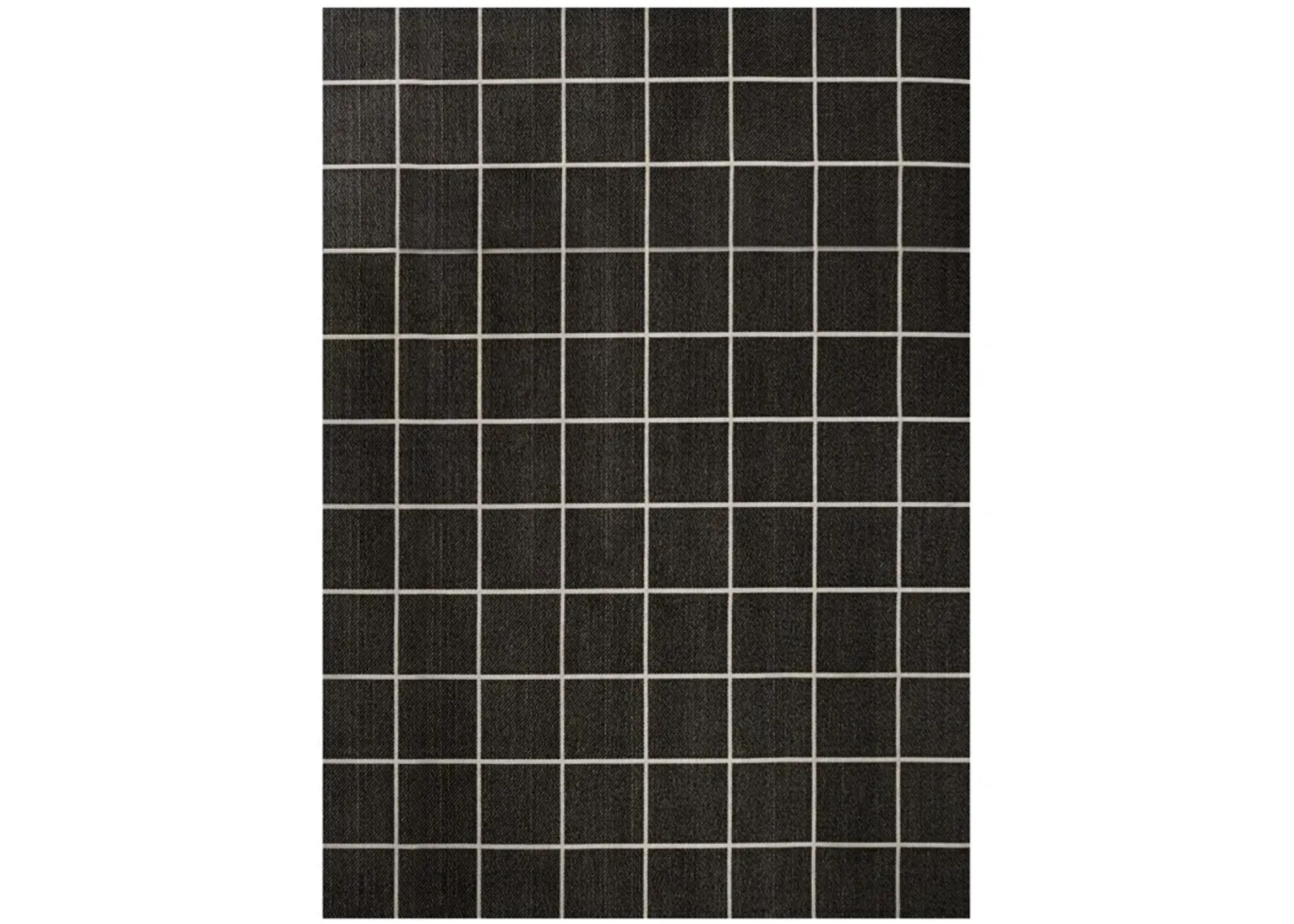 Grid Modern Squares Indoor/Outdoor Area Rug