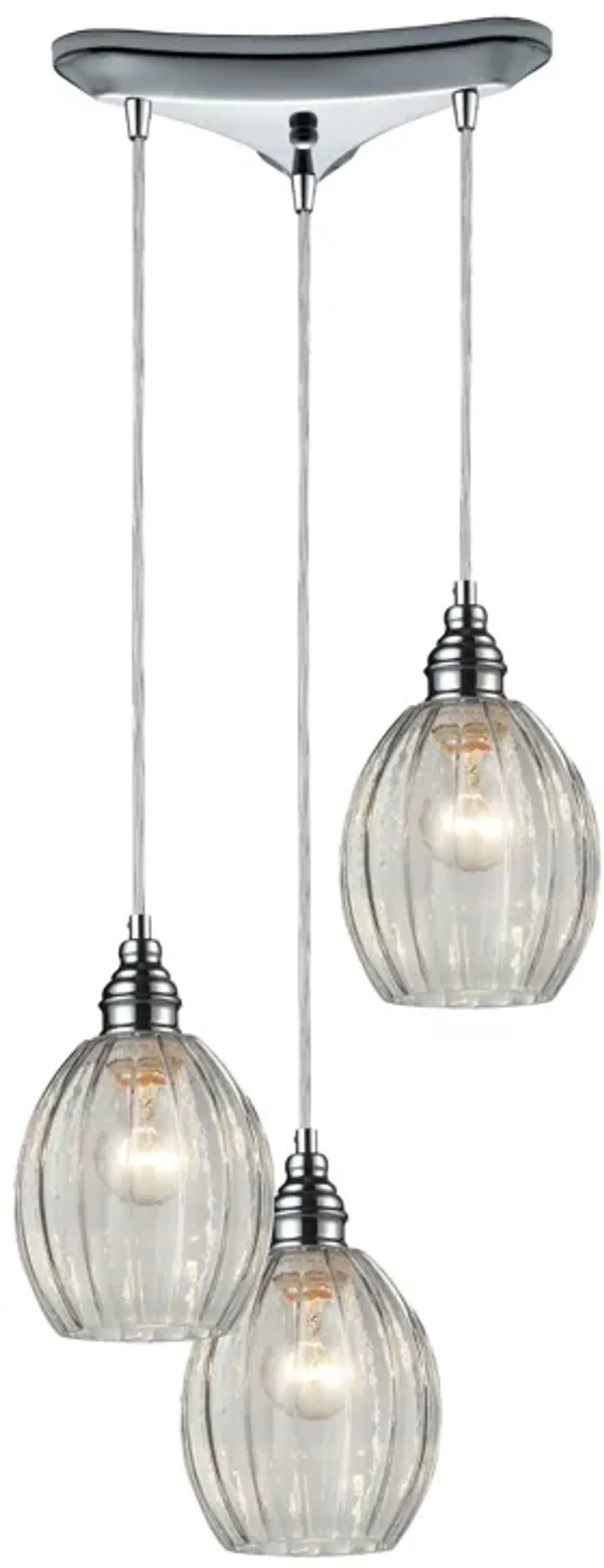 Danica 10" Wide 3-Light Mini Pendant
