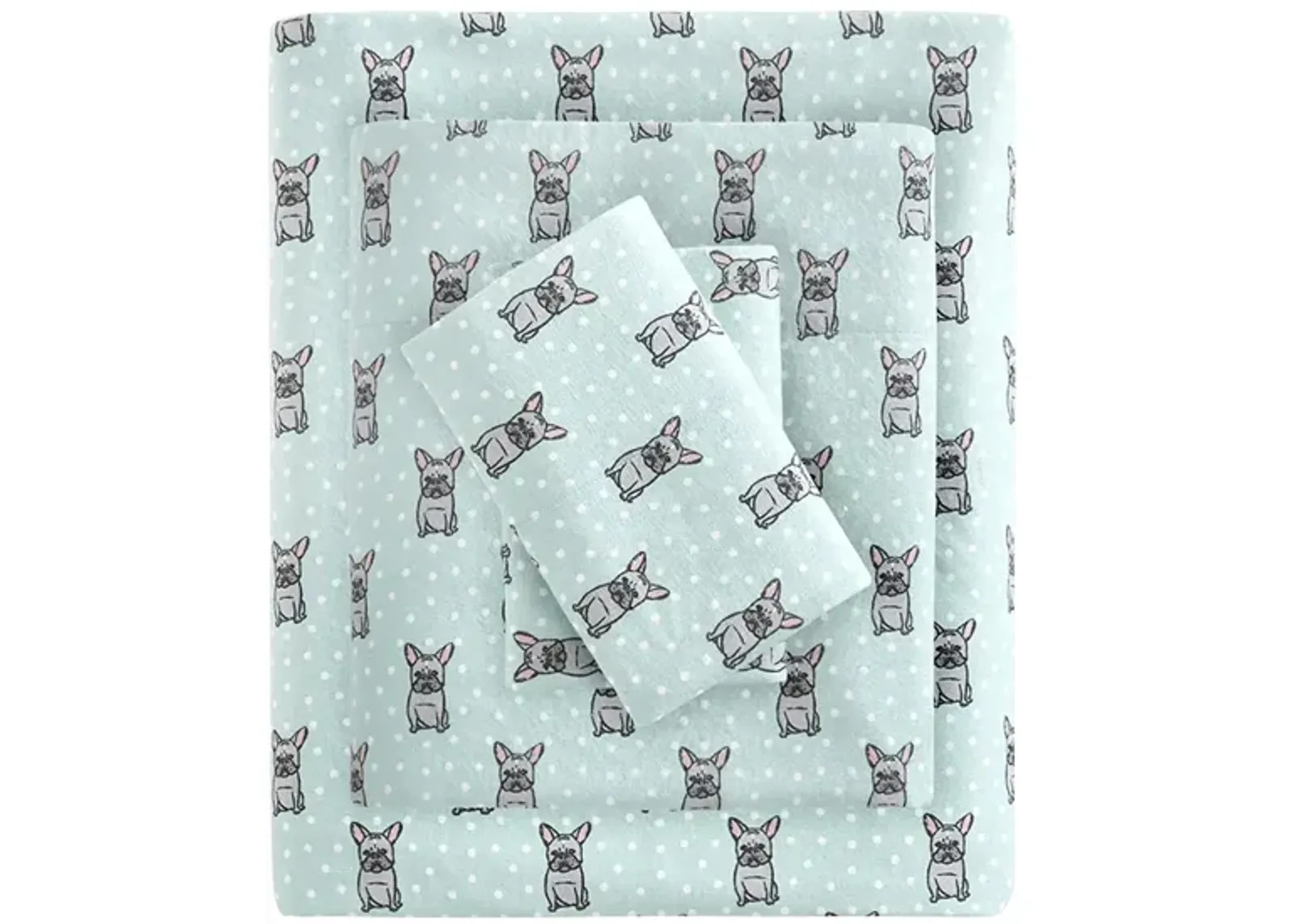 Gracie Mills Persephone 4-Peice Cotton Flannel Sheet Set