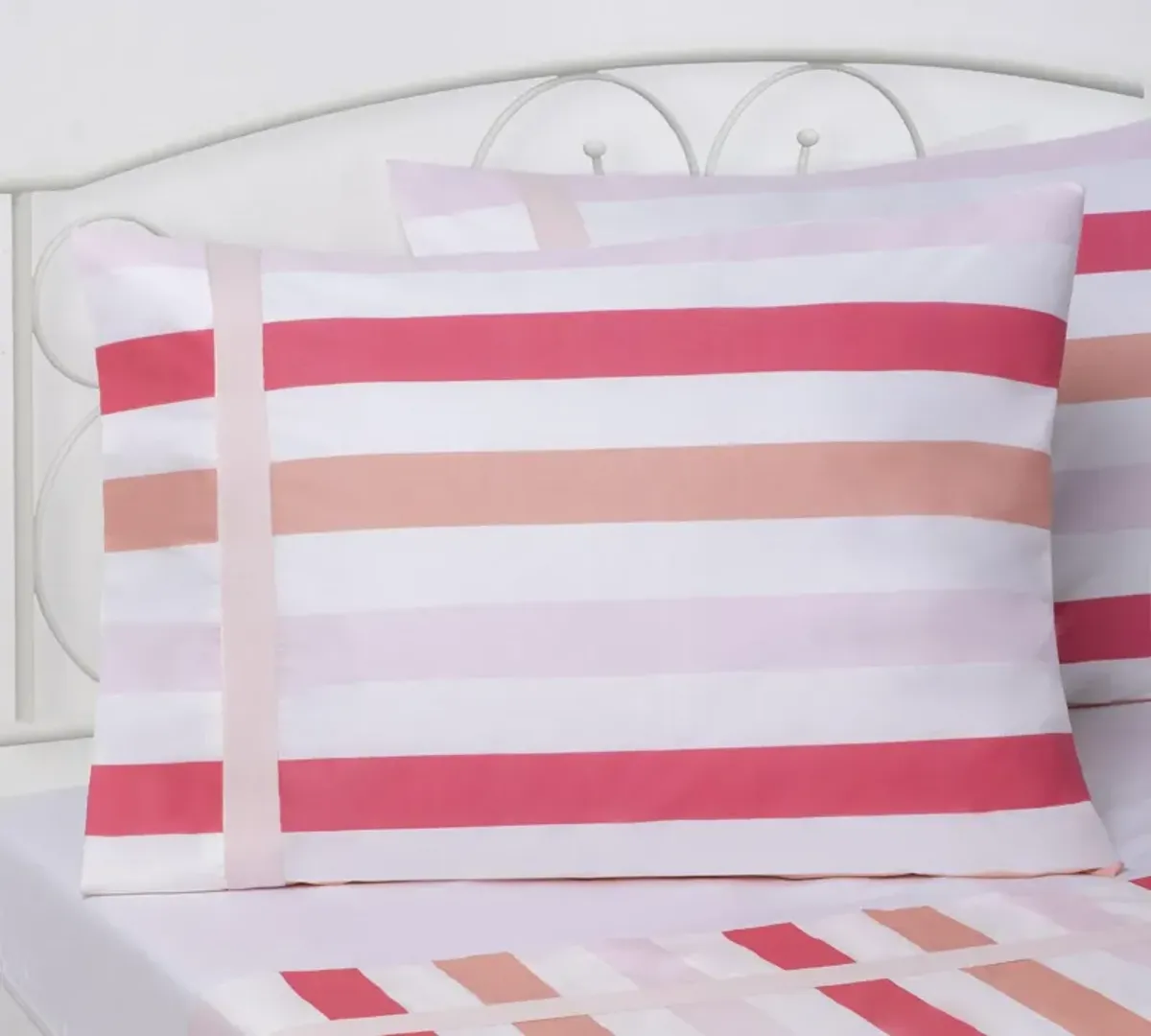 Brooks Brothers Awning Stripe Cotton Percale Pillowcase Pair