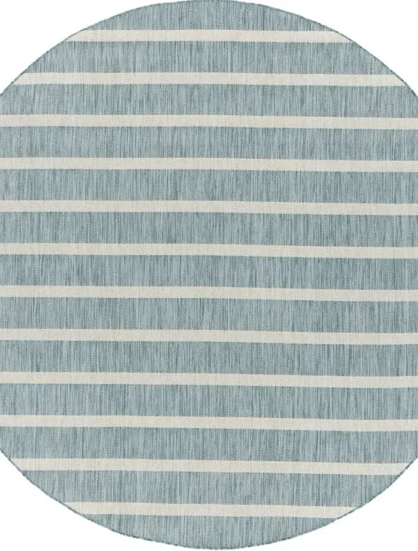 Positano POS03 Aqua/Ivory 8' x Round Rug