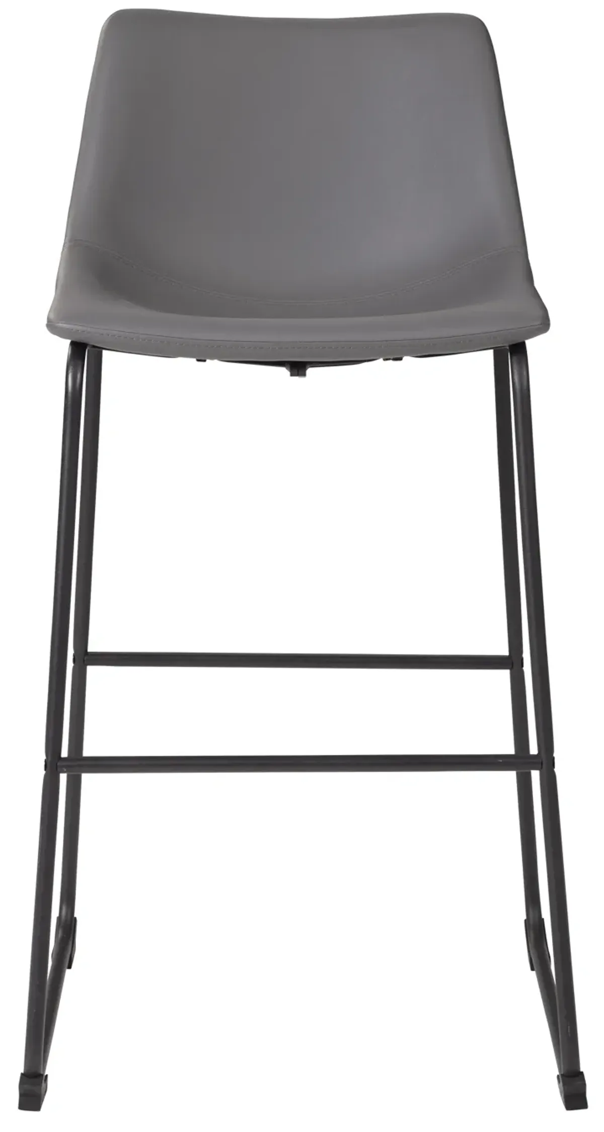 Centiar Tall Upholstered Bar Stool, Gray