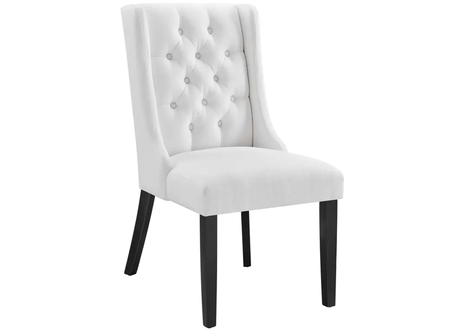 Baronet Button Tufted Fabric Dining Chair