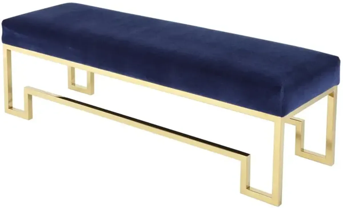 Bronson Bench Gold Navy