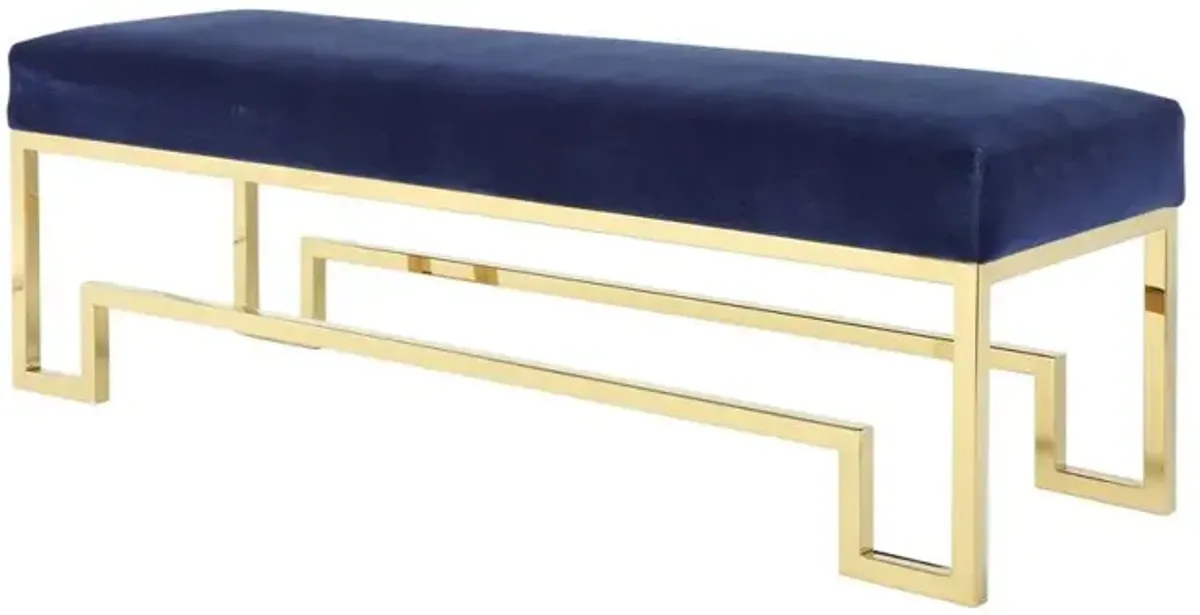 Bronson Bench Gold Navy