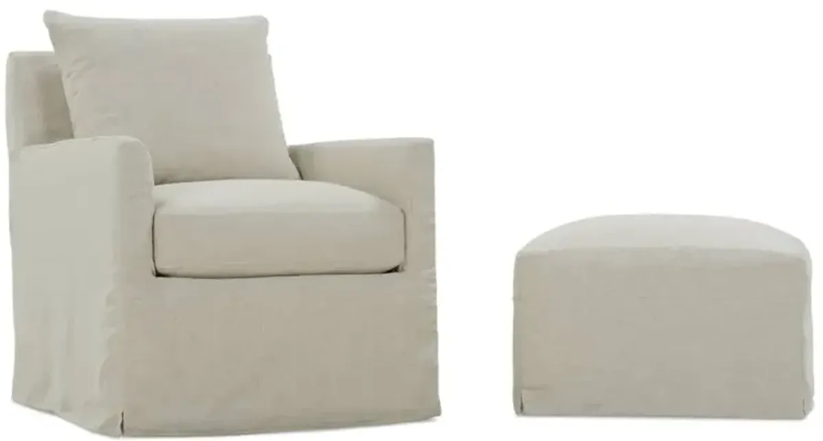 Lilah Slip Ottoman