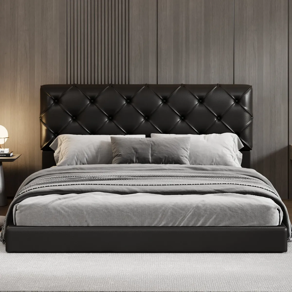 Merax Tufted Upholstered Platform Bed