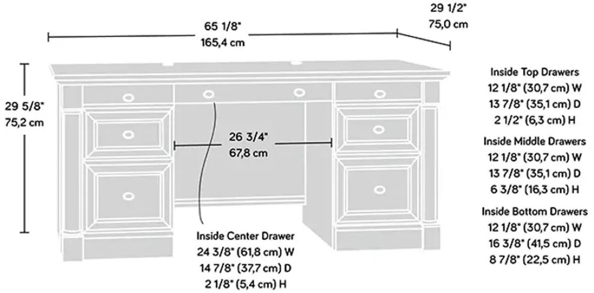 Palladia Executive Desk