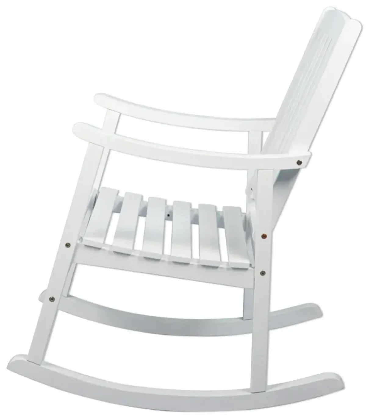 Penny Classic Slat Back Acacia Wood Patio Outdoor Rocking Chair