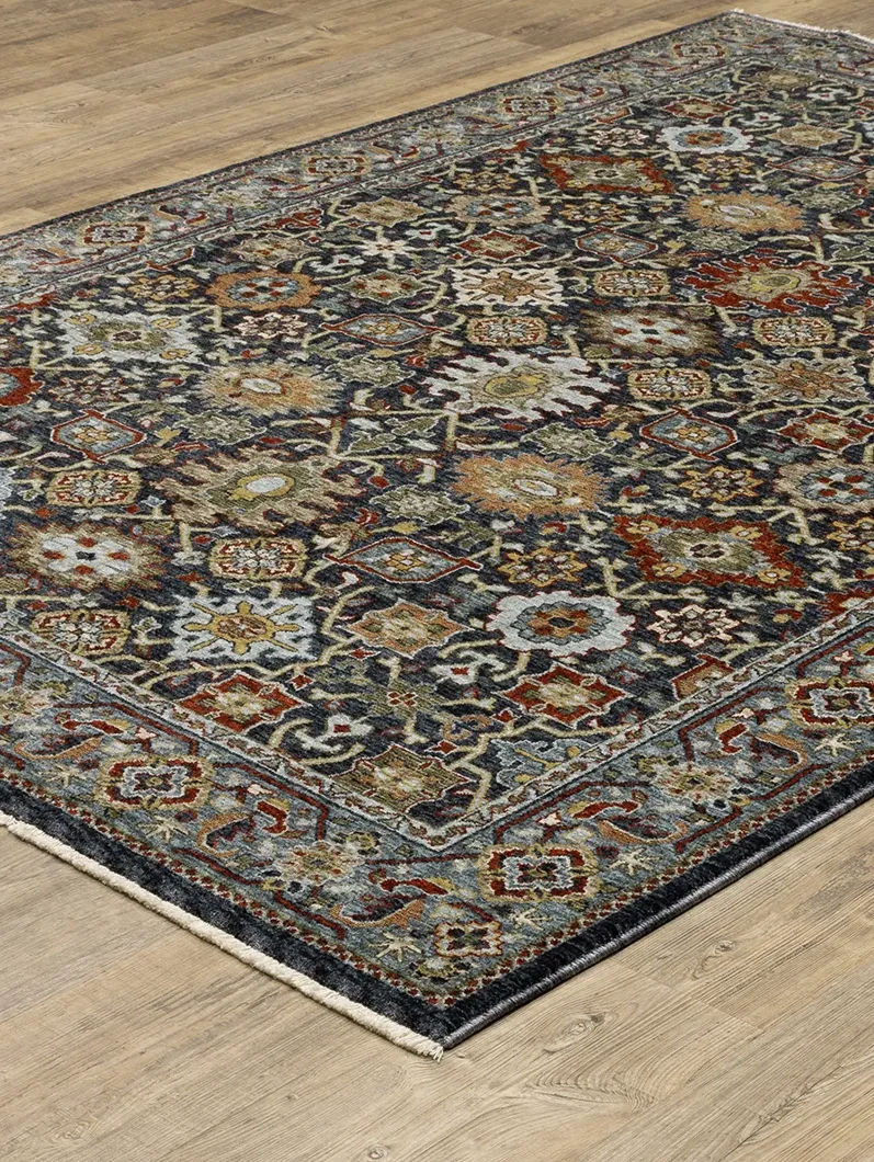 Aberdeen 3'3" x 5' Blue Rug