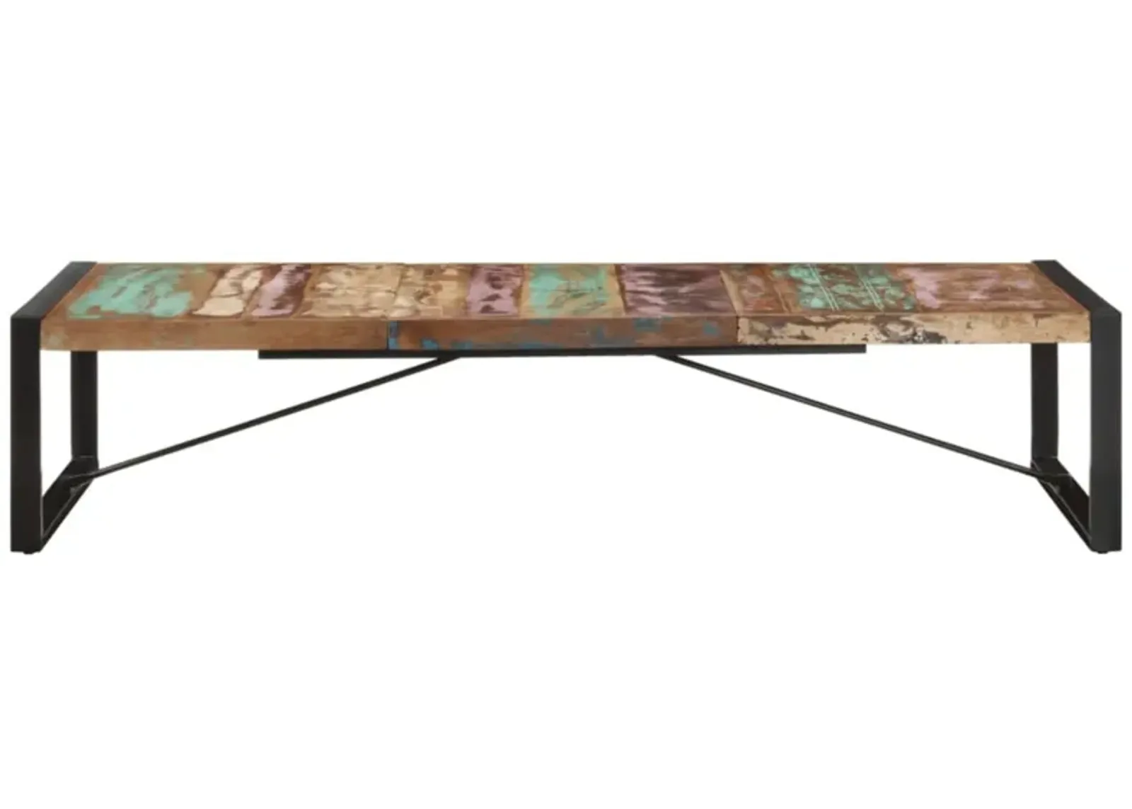 vidaXL Coffee Table 70.9"x35.4"x15.7" Solid Reclaimed Wood