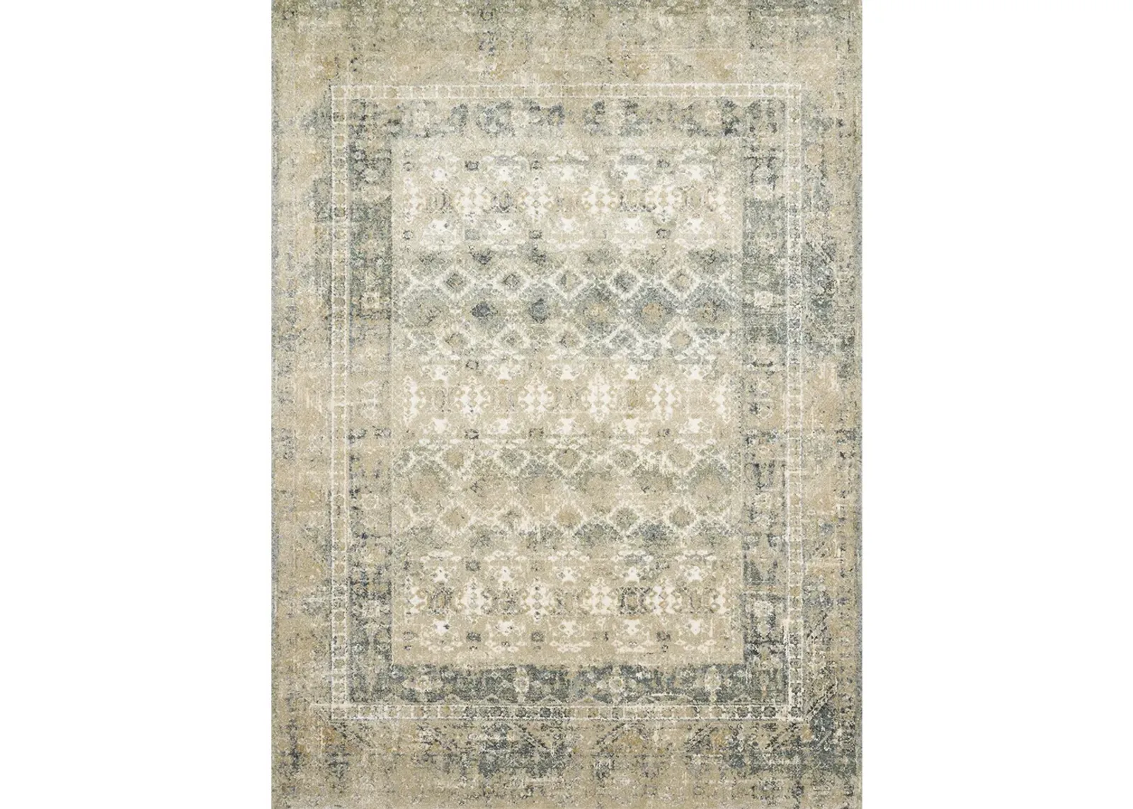 James JAE01 Sand/Ocean 3'7" x 5'7" Rug by Magnolia Home by Joanna Gaines