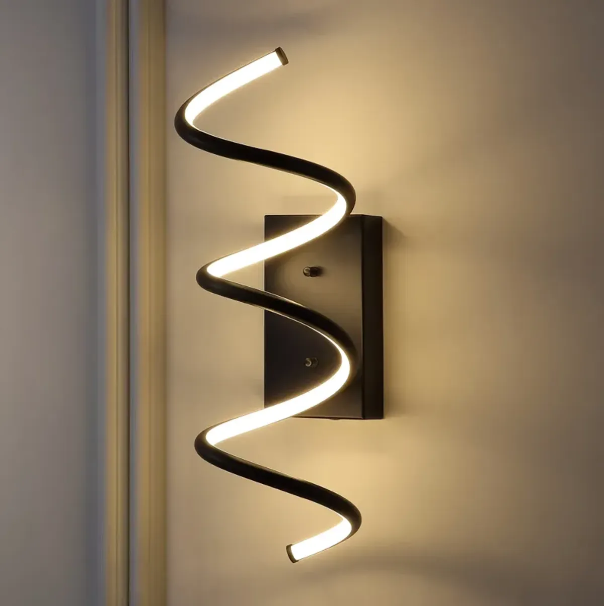 Scribble Modern Metal Integrated LED Vanity Light Sconce