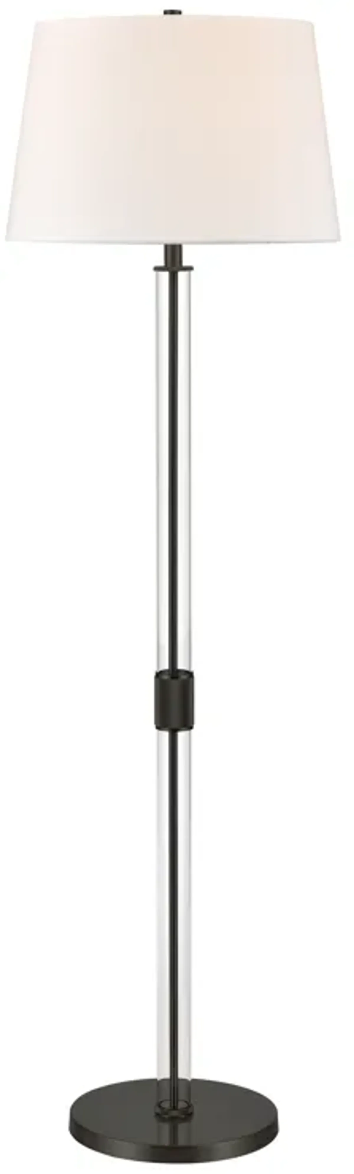 Roseden Court 62'' High 1-Light Black Floor Lamp