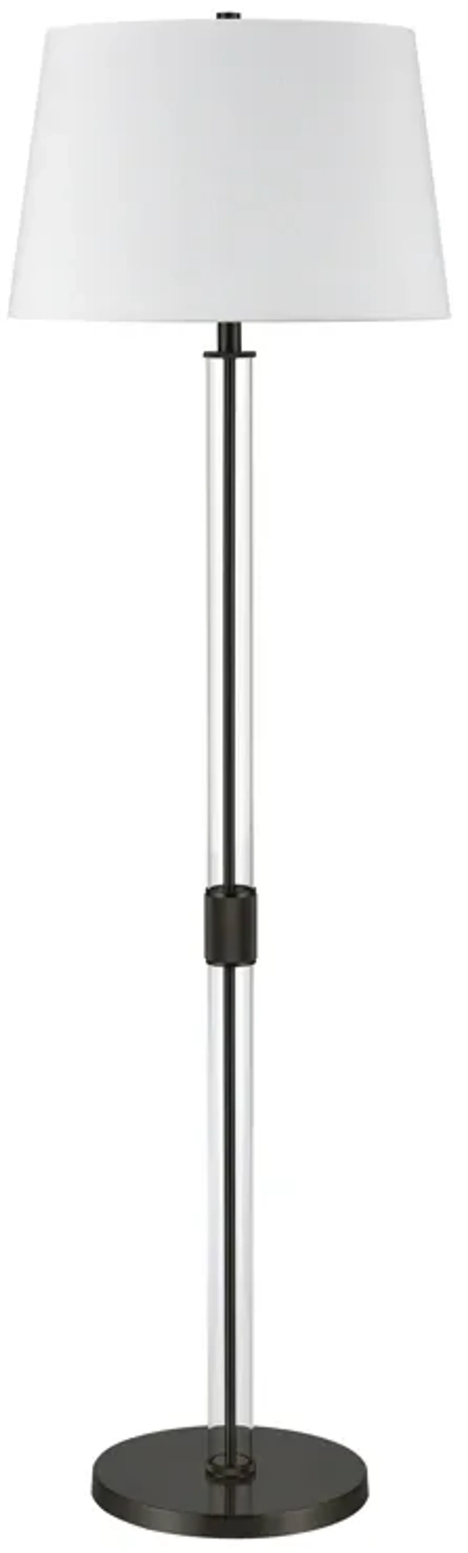 Roseden Court 62'' High 1-Light Black Floor Lamp