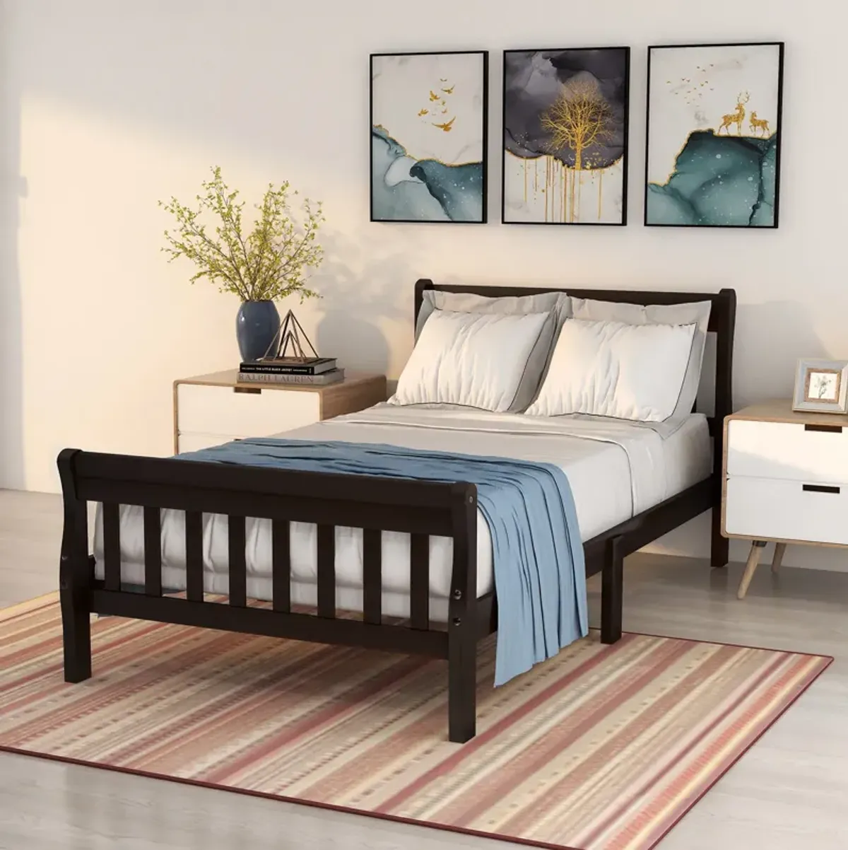 Merax Wood Platform Bed