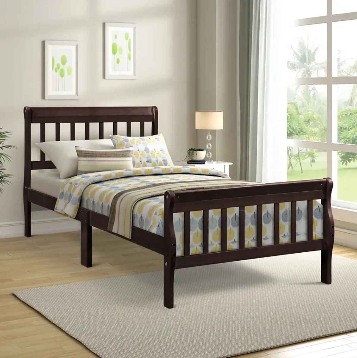 Merax Wood Platform Bed