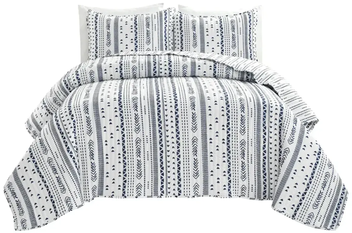 Hygge Stripe Quilt 3Pc Set