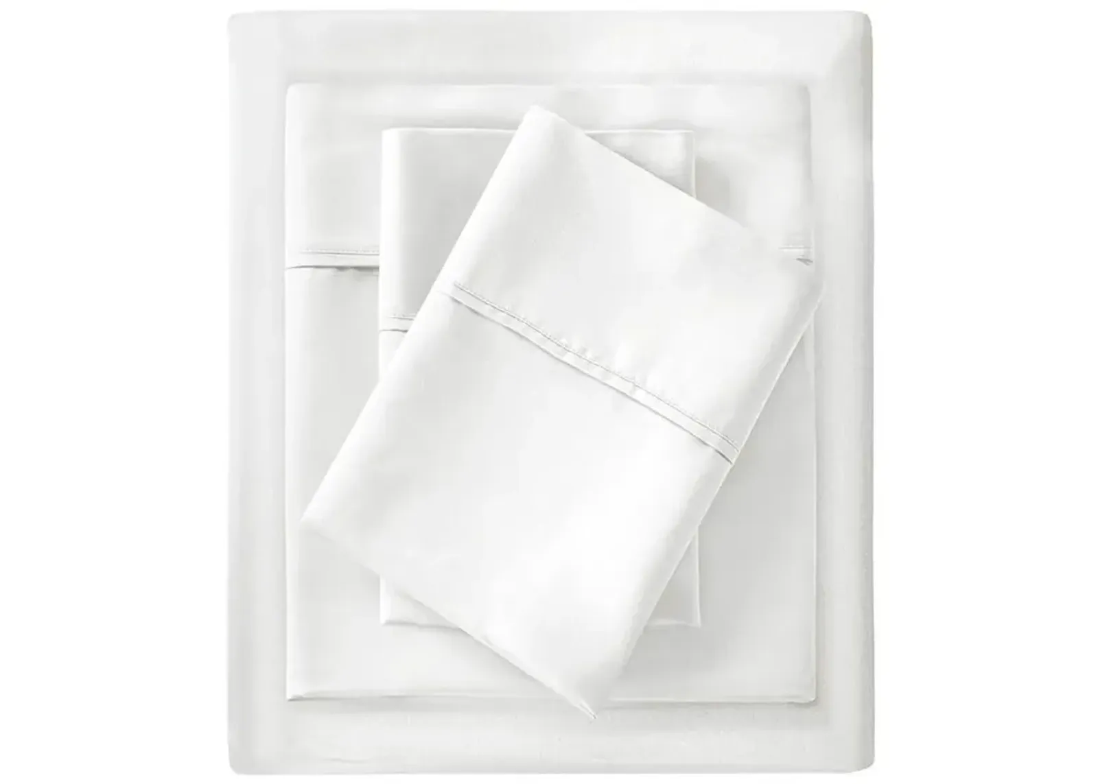 Belen Kox White Cotton Rich Sheet Set, Belen Kox