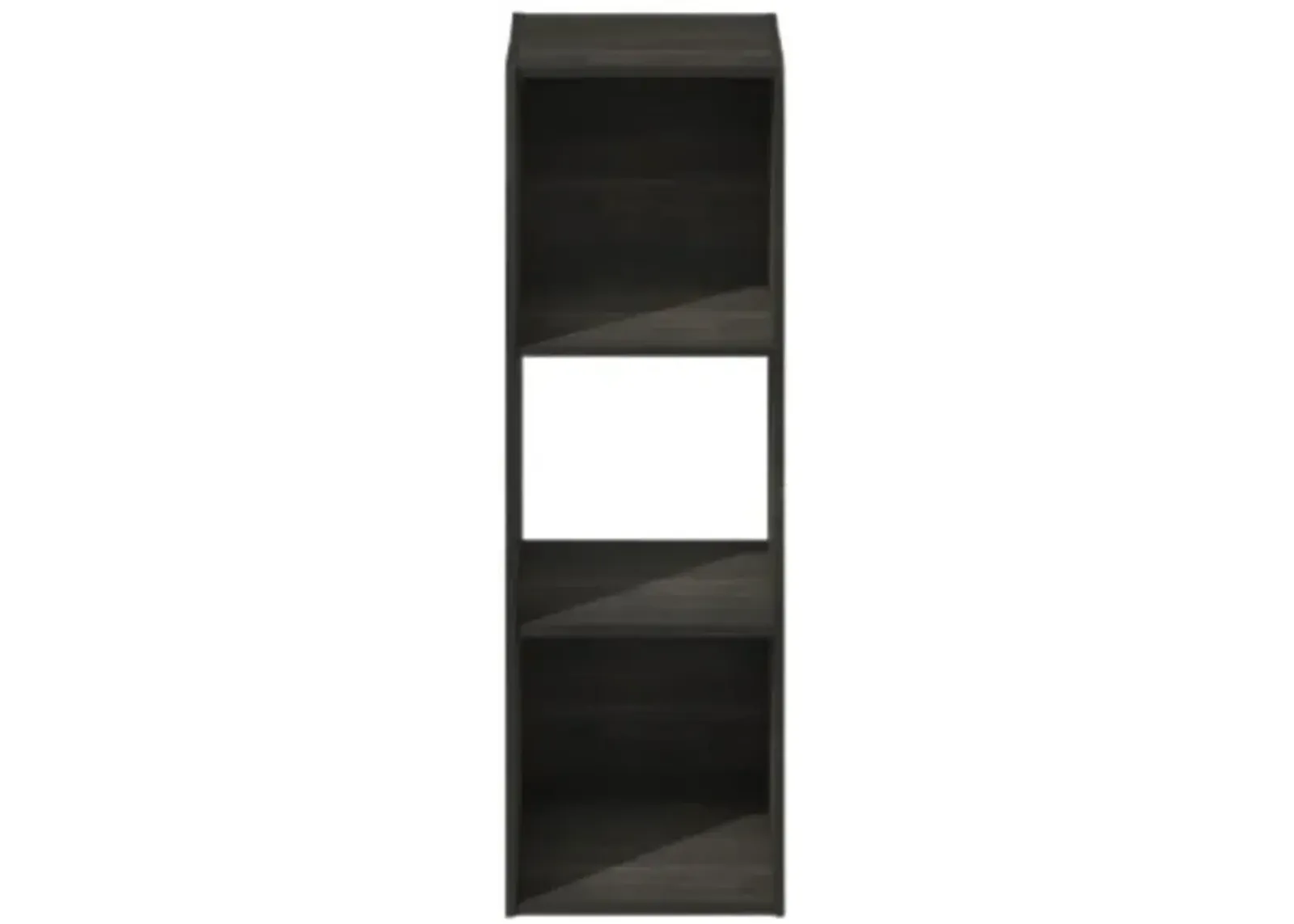 Pelli Cubic Storage Cabinet, Bookcase, Bookshelf, 3-Cube, Espresso